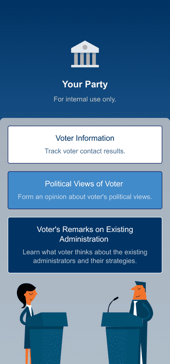 Political Canvassing App