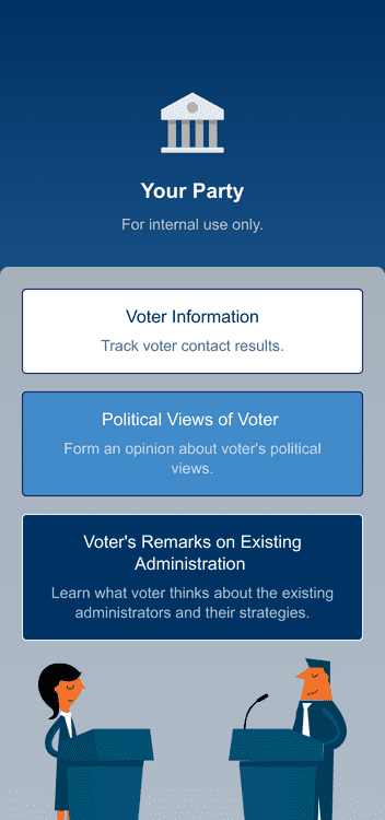 Political Canvassing App