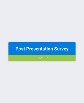 Post Presentation Survey