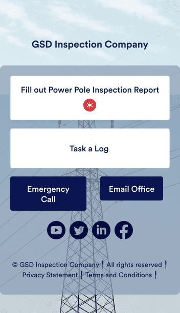 Power Pole Inspection App