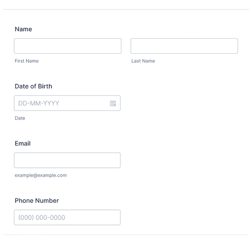 Pre-Interview Questionnaire Form Template | Jotform