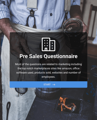 Form Templates: Pre Sales Questionnaire Form