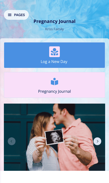 pregnancy journal app