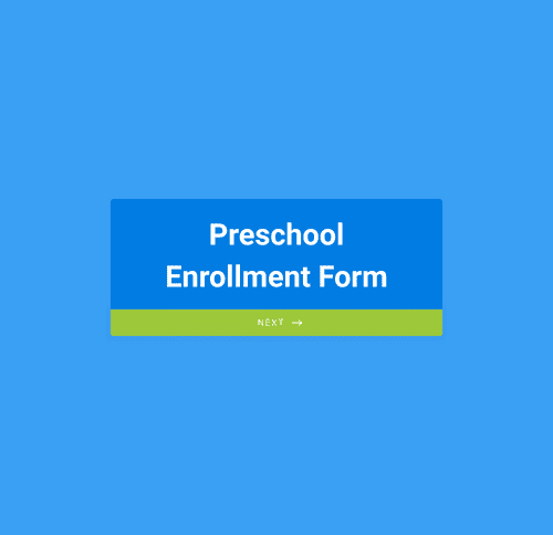 Form Templates: Preschool Enrollment Form