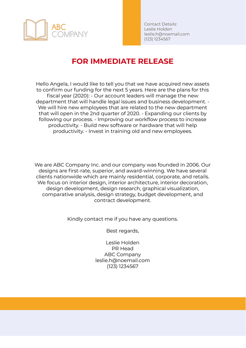 Press Release Email Template PDF Templates Jotform Press Release Email Template PDF Templates Jotform