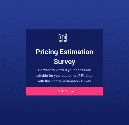 Form Templates: Pricing Estimation Survey