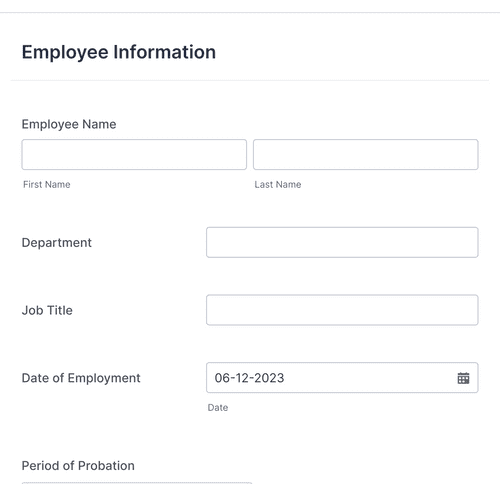 Probationary Evaluation Form Template Jotform 