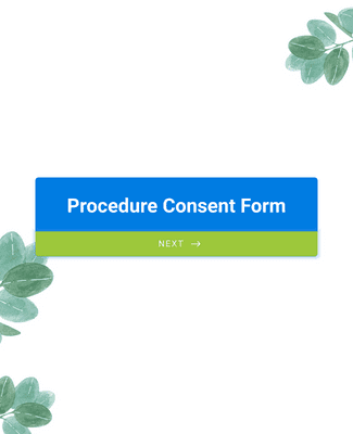 Procedure Consent Form