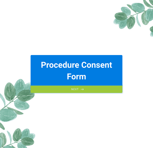 Form Templates: Procedure Consent Form