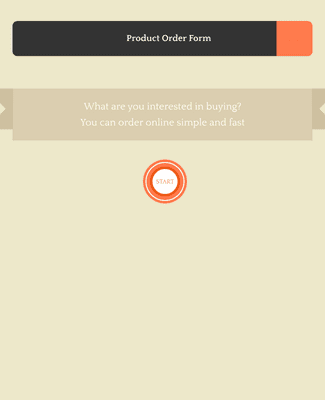 Product Order Form Full Width And Responsive