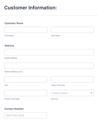 Form Templates: Product Survey Form