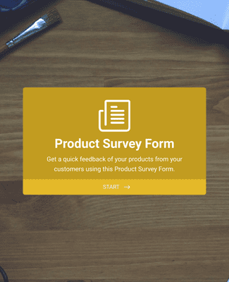 Form Templates: Product Survey Form