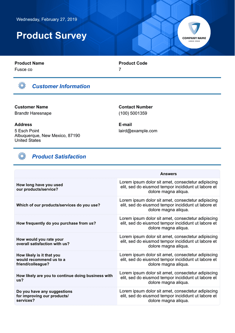 Product Survey Template PDF Templates Jotform Product Survey Template PDF Templates Jotform