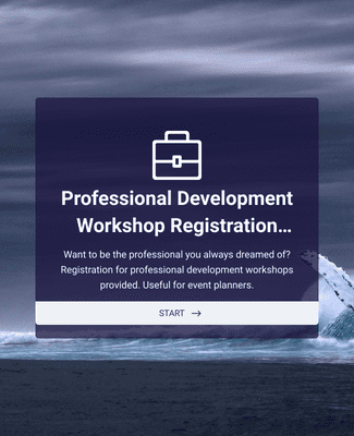 Professional Development Workshop Registration Form
