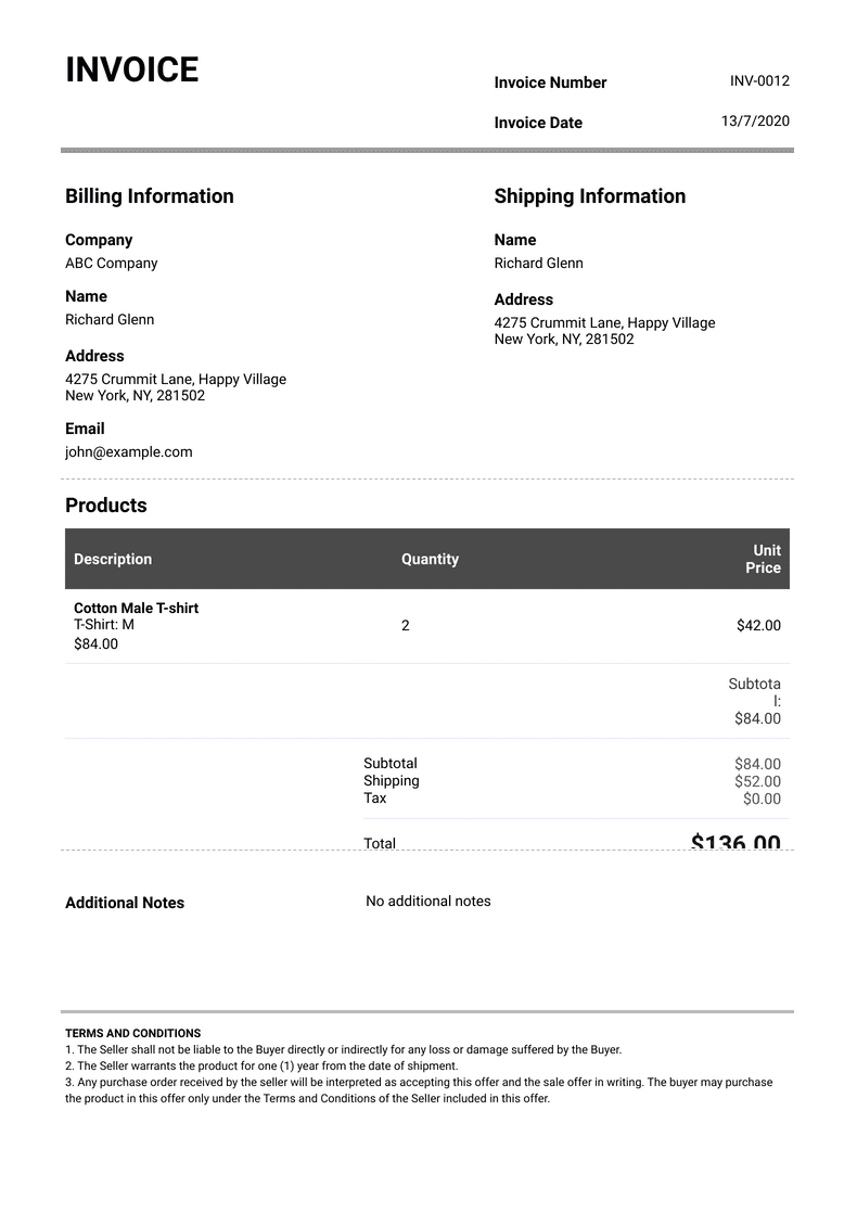 70+ Free Invoice Templates | Jotform