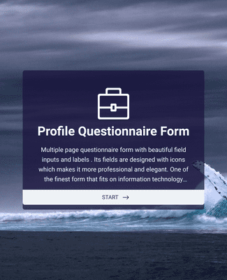 Form Templates: Profile Questionnaire Form