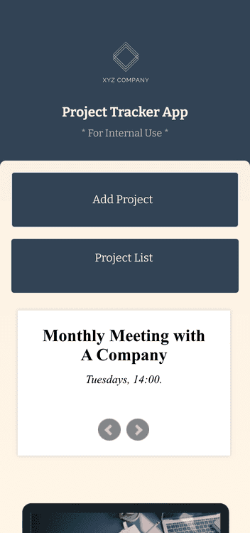 Project Tracker App