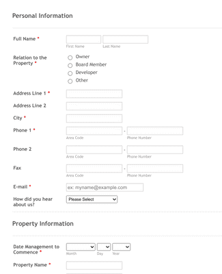 Community Information Form Community Information Form - 2022 1.2 Form Template | Jotform