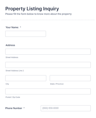 Estate Planning Intake Form Template | Jotform