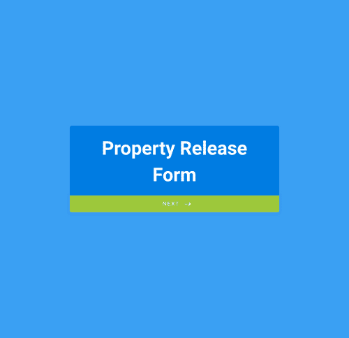 Form Templates: Property Release Form