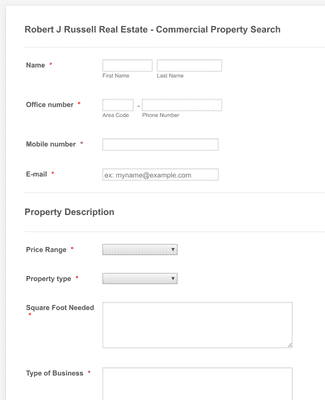 Property Valuation Request Form Template | Jotform