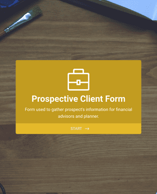 Form Templates: Prospective Client Form
