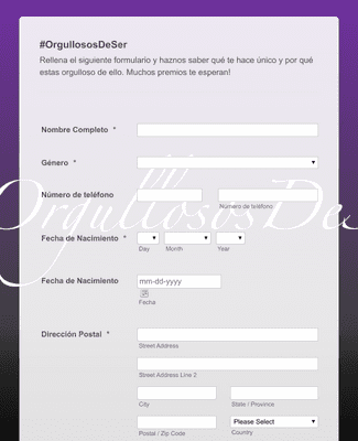 Form Templates: Proyect