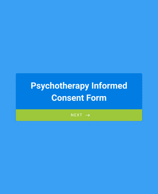 Form Templates: Psychotherapy Informed Consent Form