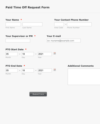 Vehicle Service Request Form Template | Jotform