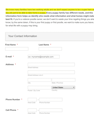 Rabbit Adoption Application Form Template | Jotform