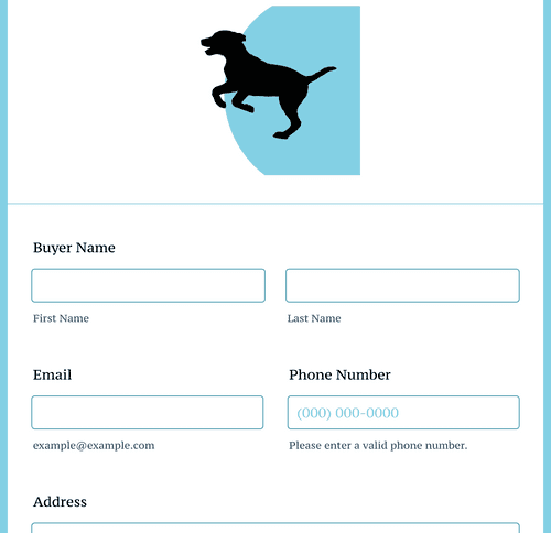 Form Templates: Puppy Contract Form