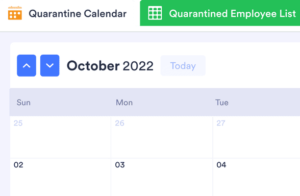 Quarantine Calendar