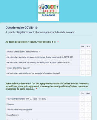 Questionnaire COVID-19