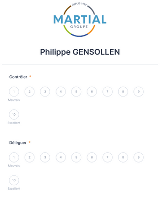 Form Templates: Questionnaire Martial Social et Maagérial