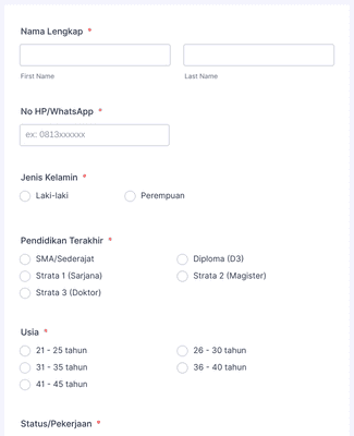Form Templates: Questionnaire SMMA by Rina Ayu