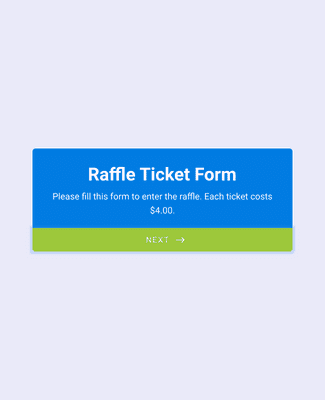 Raffle Ticket Form
