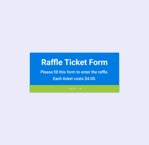 Form Templates: Raffle Ticket Form