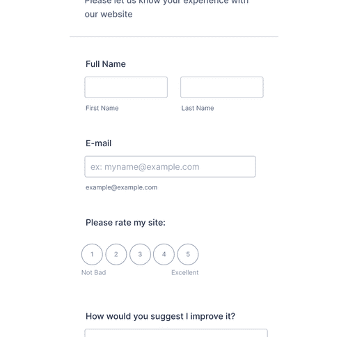 Website Planning Form Template | Jotform