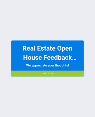 Form Templates: Real Estate Open House Feedback Form