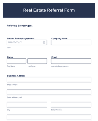 Real Estate Referral Form Template Jotform   Real Estate Referral Form Ee5224b685dba83808fd98e211fc5c69 Classic 