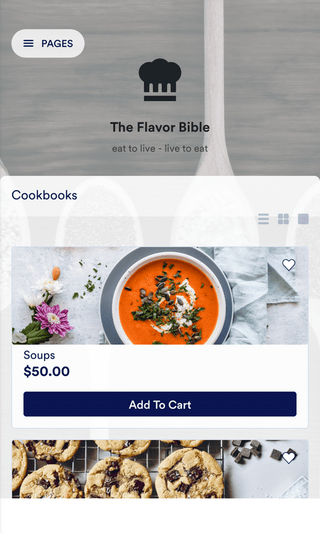 Recipe Book App Template Jotform