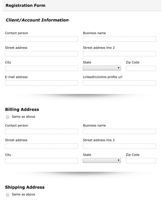 New Customer Registration Form Template | JotForm