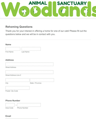 Adoption application Pet Rescue Volunteer Application Form Template | JotForm