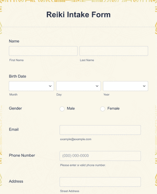Physical Therapy Intake Form Template | Jotform