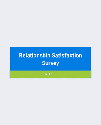 Relationship Satisfaction Survey