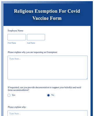 influenza vaccine religious exemption letter