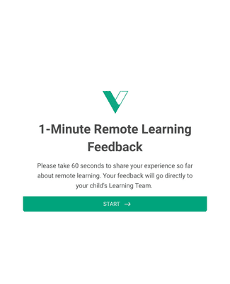 Form Templates: Remote Learning Feedback VERSO 
