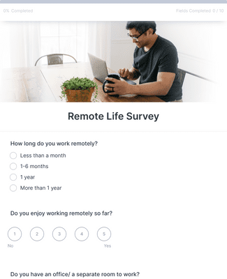 Remote Working Survey Questions - 35 Examples + Template