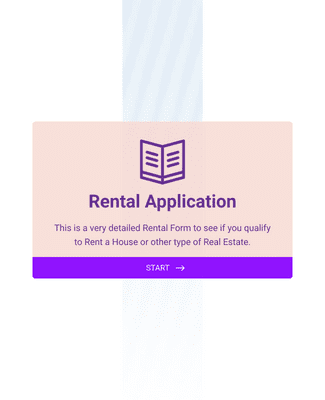 Form Templates: Rental Application