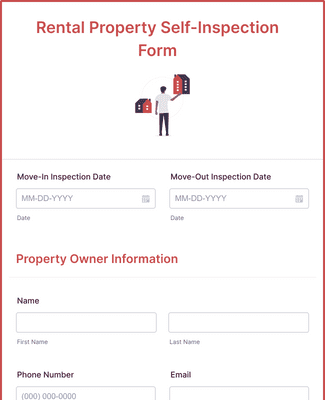 Form Templates: Rental Property Self Inspection Form